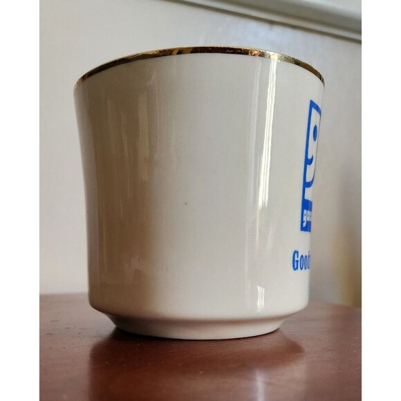 Rare Vintage BSA Boy Scouts Goodwill - Good Turn Coffee Mug / Cup Gold Trim. - Picture 5 of 10